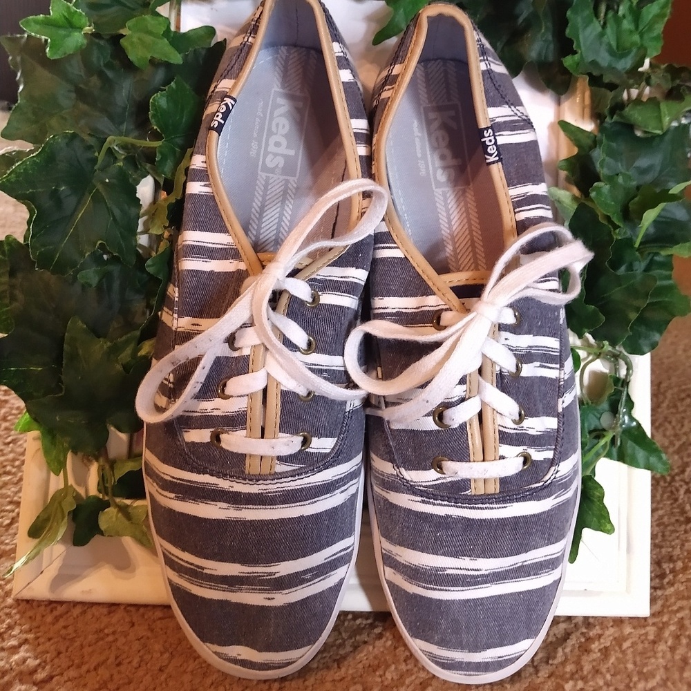 Keds Denim and White